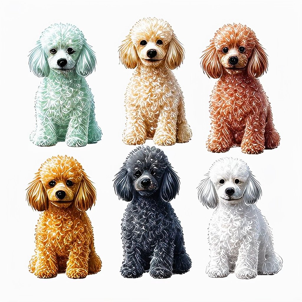 Colores del caniche